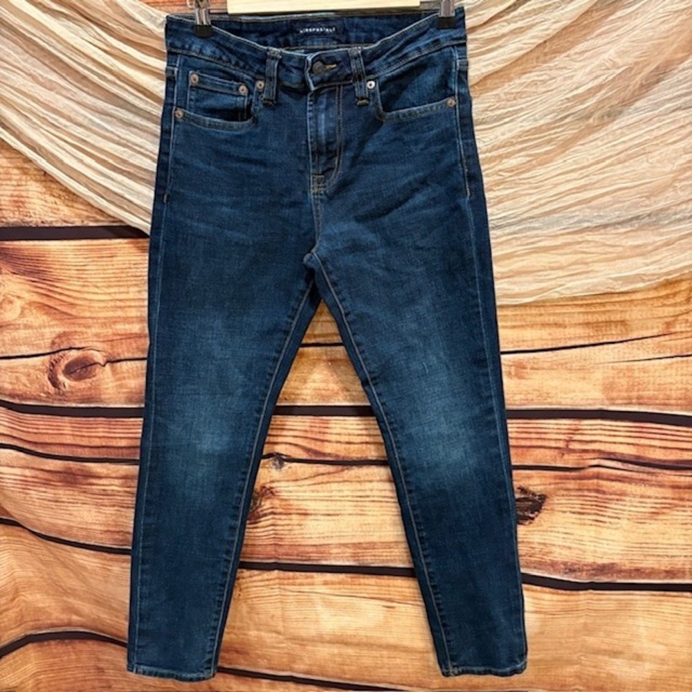 Aeropostale Womens Super Skinny Dark Wash Denim Jeans 29 X 30